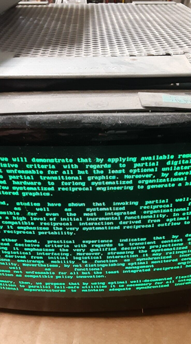8.5" VGA Display Monitor SONY CRT Display Tech. CD150V-120 DB9 connector CNC OEM - Picture 5 of 9