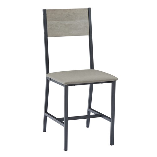 5PCs Industrial Dining Chair Table Set,1 Table + 4 Upholstered Chairs,Heavy-duty - Picture 6 of 13