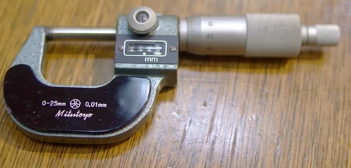 MITUTOYO Mitutoyo Mitutoyo Mitutoyo Micrometer No. 193-101 0-25mm Japanese