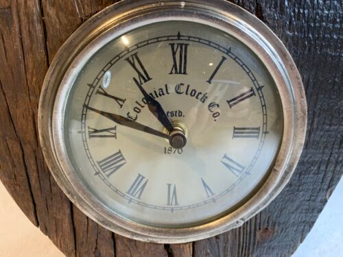 Tabletop Vintage Colonial Clock Co. Apple Kitchen Office Home Decor 3674 - Picture 3 of 12