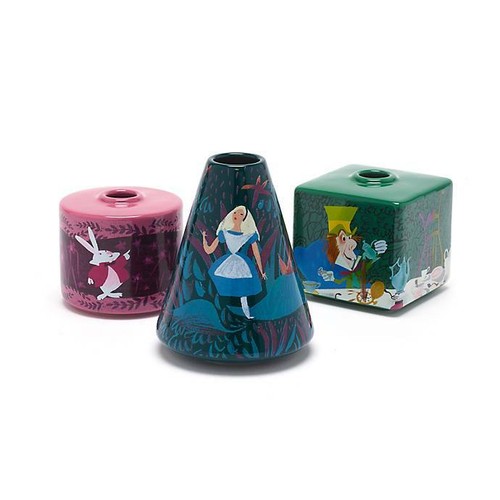 Disney 3er Set Vasen Alice im Wunderland 70. von der Künstlerin Mary Blair - Bild 7 von 7