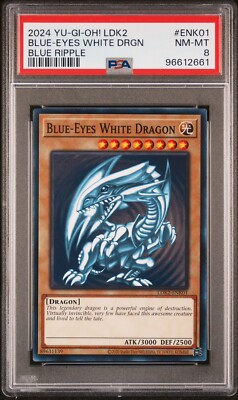 BLUE-EYES WHITE DRAGON Yu-Gi-Oh! LDK2-ENK01 PSA 8 | eBay