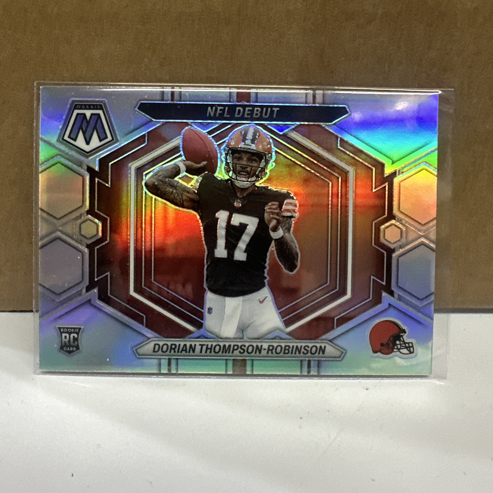 2023 Mosaic NFL Debut Rookie RC Dorian Thompson Robinson Silver Prizm Browns