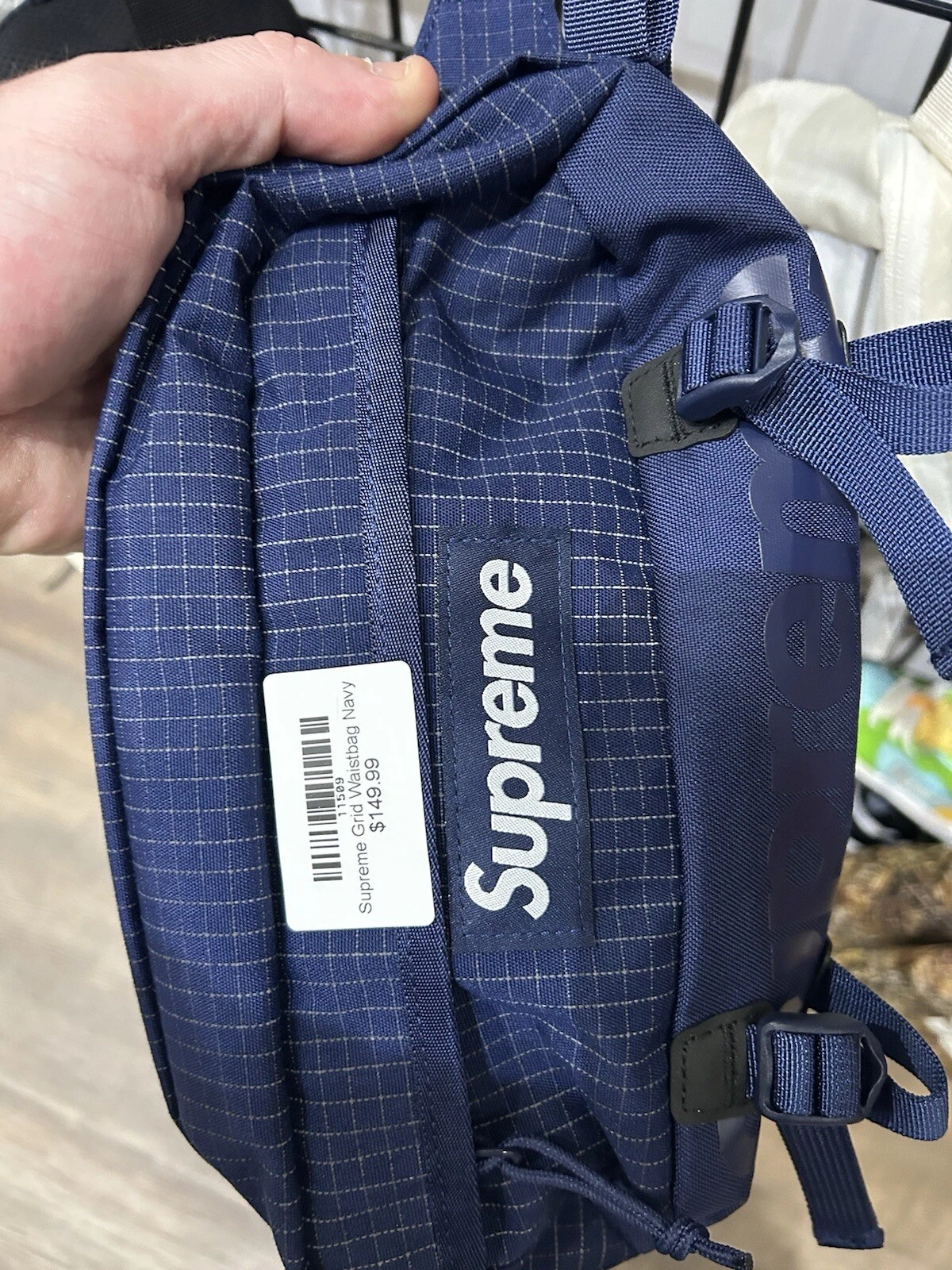 Sac taille grille suprême bleu marine