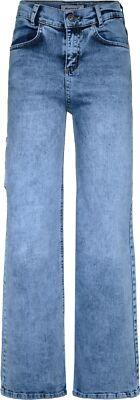 Blue Effect Mädchen Wide Leg Workerstyle Jeans Gr. 128-176 slim schmaler Bund