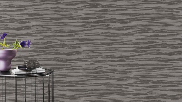 Vliestapete Rasch Streifen Abstrakt Dunkelgrau Silber Metallic 720464 (3,92€/1Qm-image