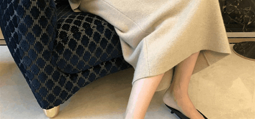 Cuello Alto Cachemira Mujeres Mezcla de Lana Suelto Tejido Suéter Falda Traje Juegos - Imagen 11 de 28