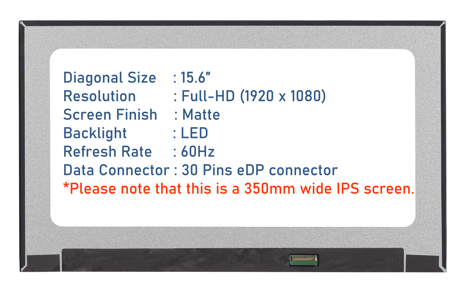 15.6 FHD Non-Touch Led Lcd Screen for Dell VNCT2 0VNCT2 LM156LFDL02 | eBay
