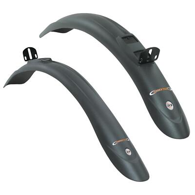 SKS Fahrrad Steckblech Set Beavertail XL 26-28'' 59-90mm Extra breit Schutzblech