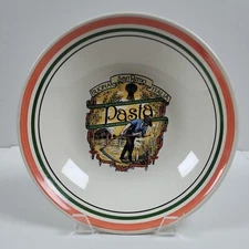 Himark Buona San Remo Italia 12" Pasta Serving Bowl Ceramic Made in Italy