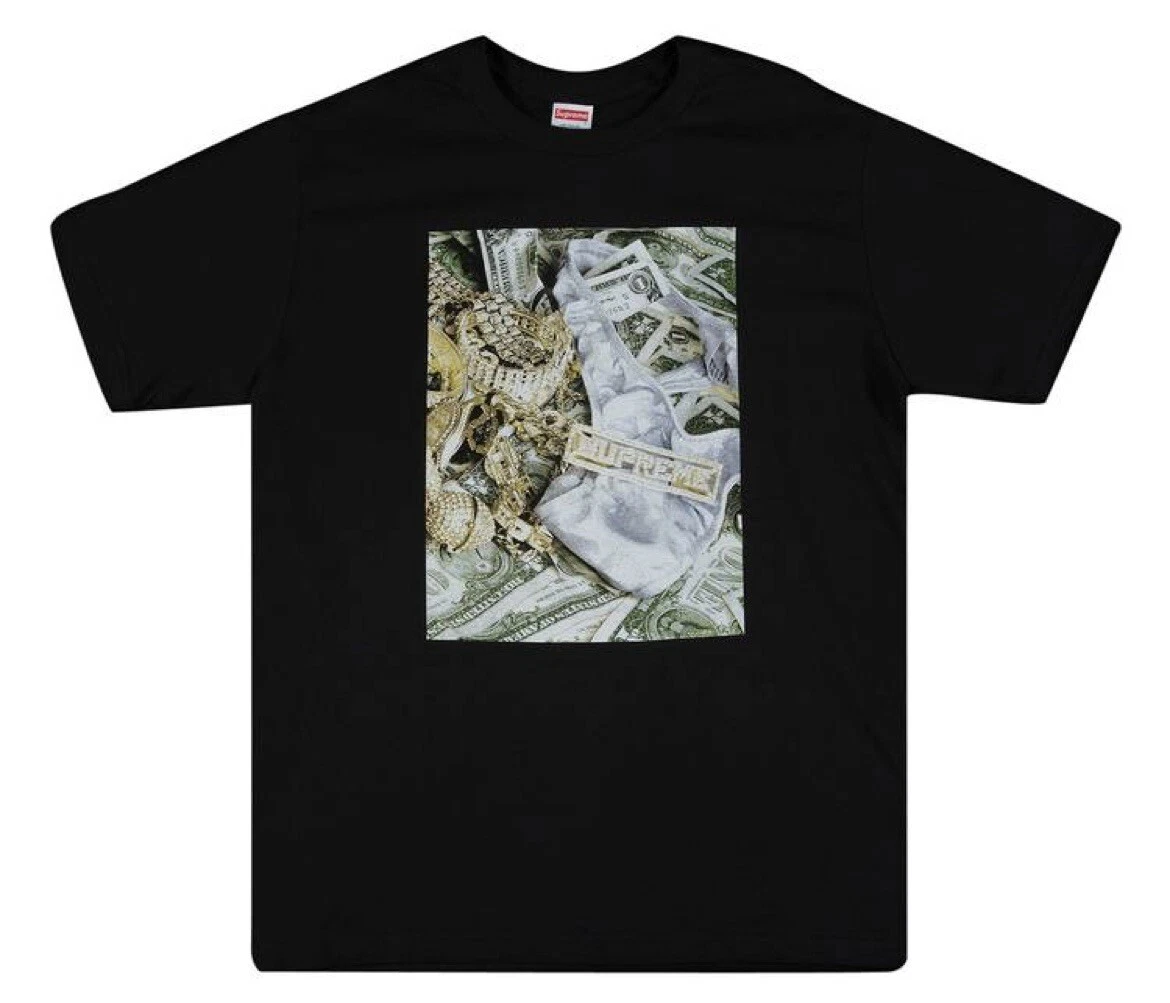 T shirt moyen noir Supreme « Bling »