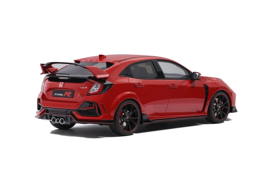 1/18 Otto GT Spirit Honda Civic Type R Mugen FK8 Euro Spec from 2020 Red OT890 - Image 4 of 4