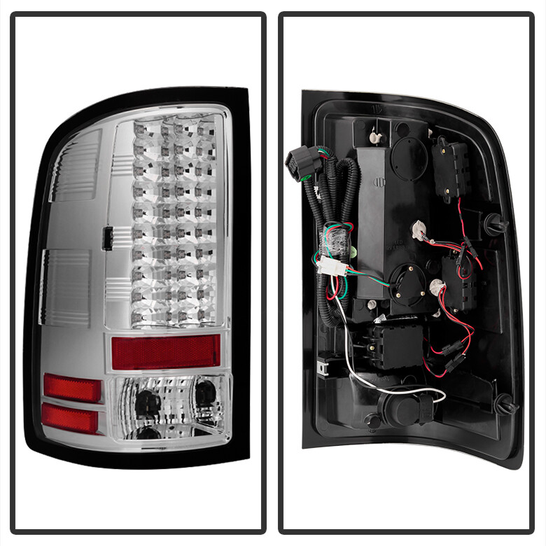2007-2013 Chevrolet Silverado 1500 Black LED Tail Lights - LT-SIV07JMLED-OZ 2007-2013 Chevrolet Silverado 1500 Black LED Tail Lights - LT-SIV07JMLED-OZ