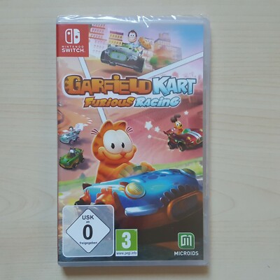 Garfield Kart Furious Racing Nintendo Switch Spiel Neu in Folie 