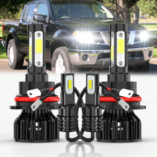 For Nissan Frontier 2001 2002 6000k Led Headlights Fog Lights Bulbs Combo Qty4 For Nissan Frontier 2001 2002 6000k Led Headlights Fog Lights Bulbs Combo Qty4