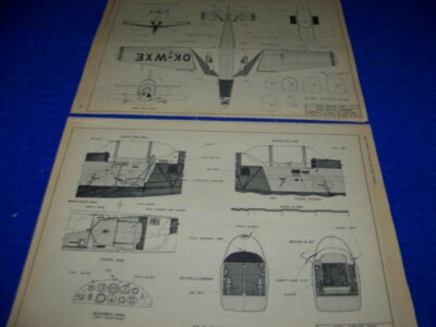 1970 ZLIN 526 AS AKROBAT (PLATE 3 & 4)..4-VIEWS/INTERIOR (140DD)