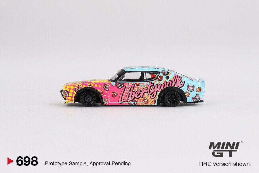 Mini GT #698 1/64 Nissan Skyline Kenmeri Liberty Walk LBWK Mini GT #698 1/64 Nissan Skyline Kenmeri Liberty Walk LBWK