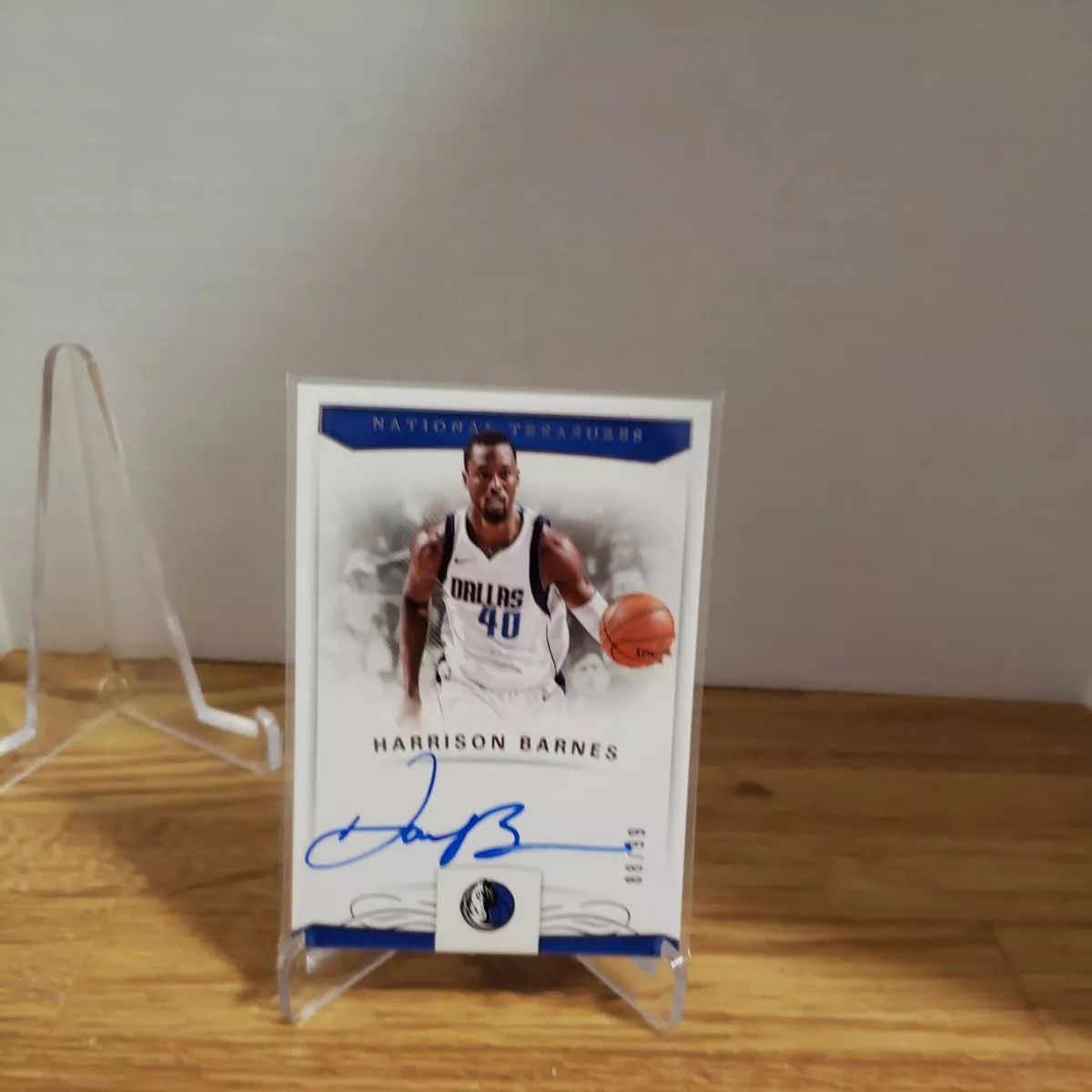 2017-18 Panini National Treasures Signatures 88/99 Harrison Barnes