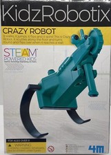 4M Kidz Robotix Crazy Robot Kit - Learning  Education Steam Powered Kids New