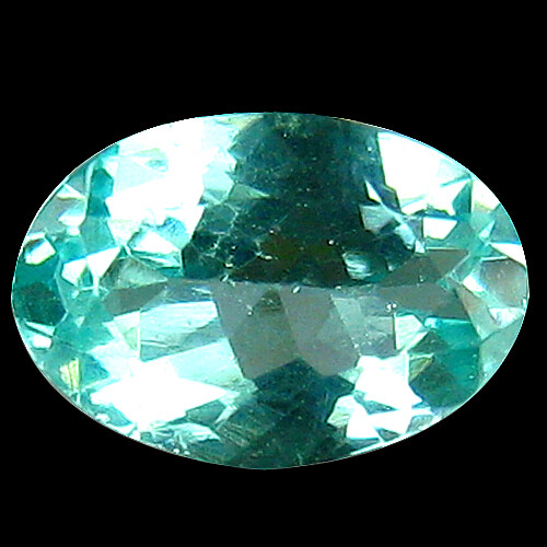 0.45Ct UNHEATED PARAIBA NEON BLUE APATITE GEMSTONE - Picture 1 of 6