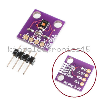 1 Stück HDC1080 Low Power I2C hochpräziser digitaler Luftfeuchtigkeit Temperatursensor