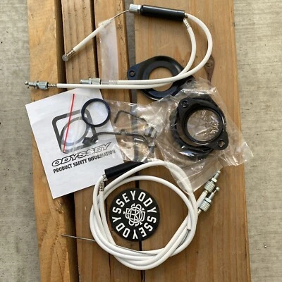Odyssey BMX Gyro G3 Detangler Kit - White bmx bike gyro cable sunday cult primo