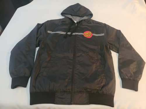 Mens Dot Hooded Windbreaker Jacket 