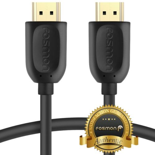 Enchufe de cable de alta velocidad HDMI 3 6 10 15 25 30 50 FT 1.4 4K 3D HDTV PC Xbox ONE PS4 - Imagen 1 de 6