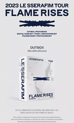 LE SSERAFIM 2023 TOUR FLAME RISES IN SEOUL/Book+5Poster+10Card