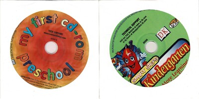 #ad DK My First Cd Rom Preschool amp; DK Smart Steps Kindergarten Win New XP 2 New Cd $21.08