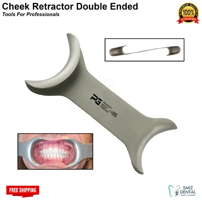 SMIZ DENTAL® Dental Cheek Lip Metal Retractors Dental Columbia Cheek Retractor Dentist Lab UK