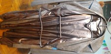 cappotto pelle donna marrone vintage anni 90 ottime condizioni interno stoffa