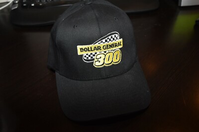 2010 DOLLAR GENERAL 300 RACING FLEX FIT S-M BLACK BASEBALL cap hat  