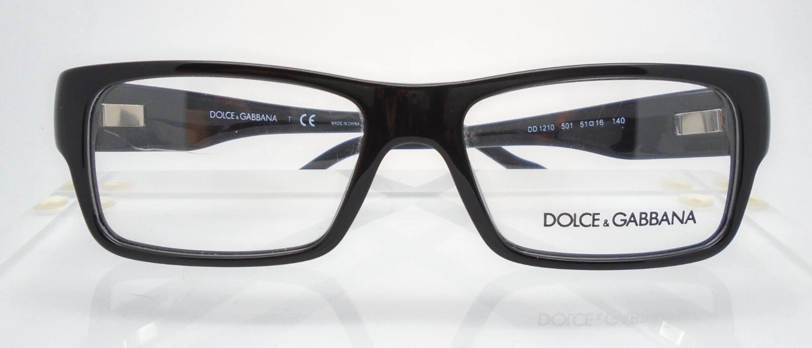 Dolce & Gabbana D&G 1210 501 51 16 Eyewear Eyeglass Optical Frames Glasses