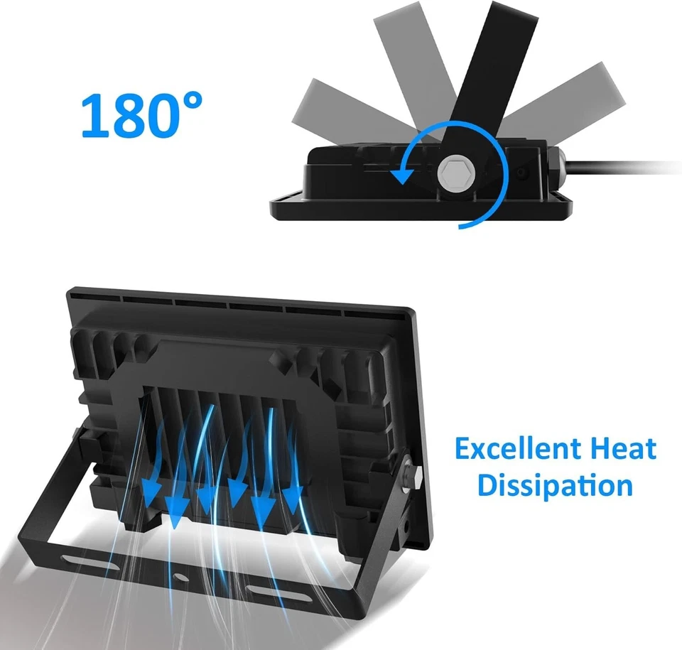 2Pcs UV Black Light 30W Bar UV LED Stage Blacklight Party DJ Club Halloween - Image 4 of 4