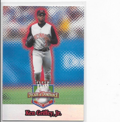 Ken Griffey Jr. 2001 Ultra Decade of Dominance #4DD Cincinnati Reds