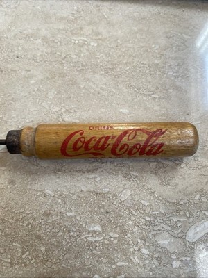 Vintage DRINK COCA-COLA In Bottles Wooden Ice Pick Delicious - Refreshing TGD16
