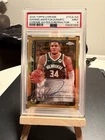 2025 Topps Chrome Giannis Antetokounmpo Auto Gold Refractor PSA Mint 9 - Pop 1!!