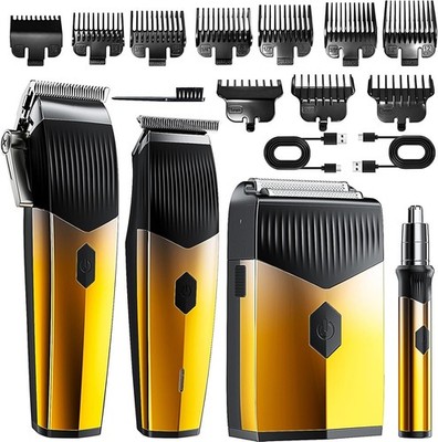 Sodaer Professional Hair Clippers,4 in 1 Clippers for Men,Beard Silver 