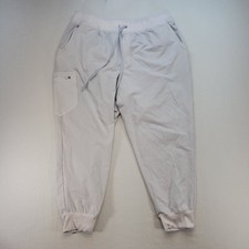 Figs Scrub Pants Women 3XL/P Light Gray Jogger Technical Collection Cargo