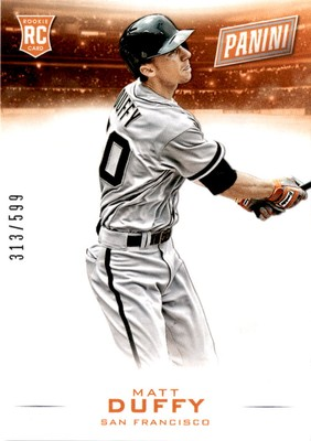 #ad 2015 Panini Black Friday #50 Matt Duffy # 599 San Francisco Giants $1.99