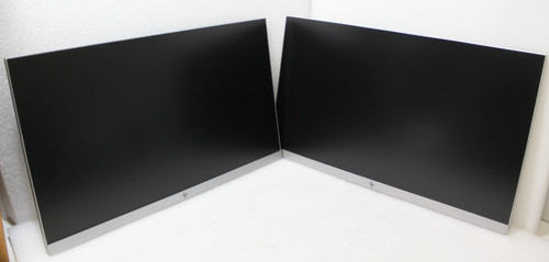 Lot of 2 HP EliteDisplay E243 23.8" 1080p HDMI DisplayPort LED Monitor Excellent
