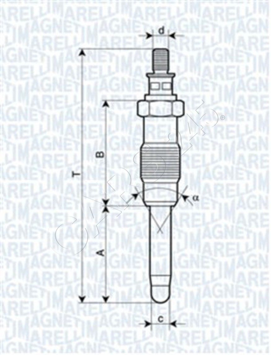 Glow Plug Fits ALFA ROMEO LAND ROVER LDV ROVER 164 33 75 90 Alfetta EZDD