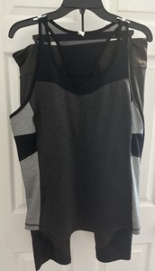 Fila Sport Women’s Multicolor Activewear Set Size XL~ Navy Blue & Gray~