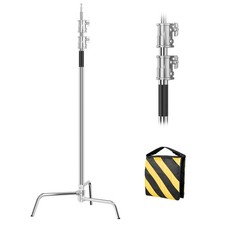 C Stand, Photography Light Stand - Heavy Duty C-Stand with 10.8ft Stainless S...