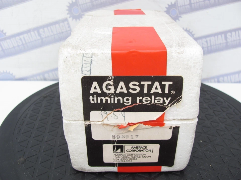 AGASTAT - 7012PE - TIME DELAY RELAY - 125VDC - 20-200 SEC - (NEW in STYRO PAC) - Image 2 of 4