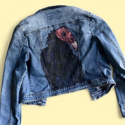 Handpainted American-rag-cie Women's Denim Jacket