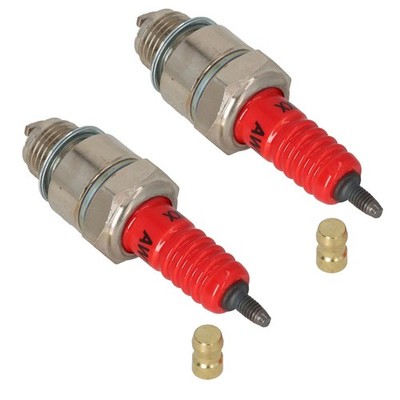 2x Iridium Zündkerze BPR7HIX für 2T Roller, Motorräder und Quads