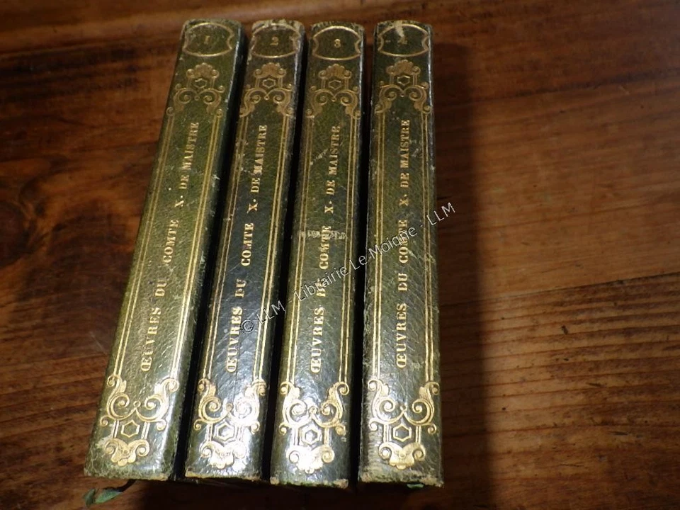 1828.Oeuvres.4/4.Plein cuir de Russie.Xavier de Maistre - Photo 1/1