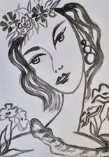 Watercolor Aquarell MALEREI Geschenkidee Zeichnung Blumen painting drawing